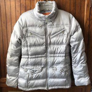Obermeyer silver ski jacket